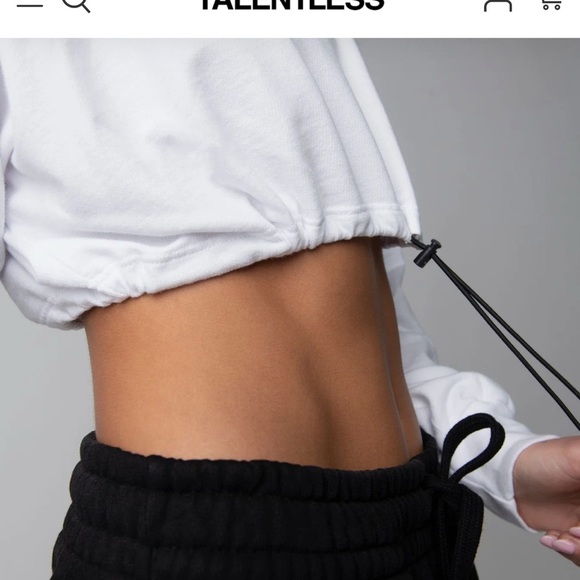 TALENTLESS WOMENS CINCH CROP CREW - Picture 4 of 13